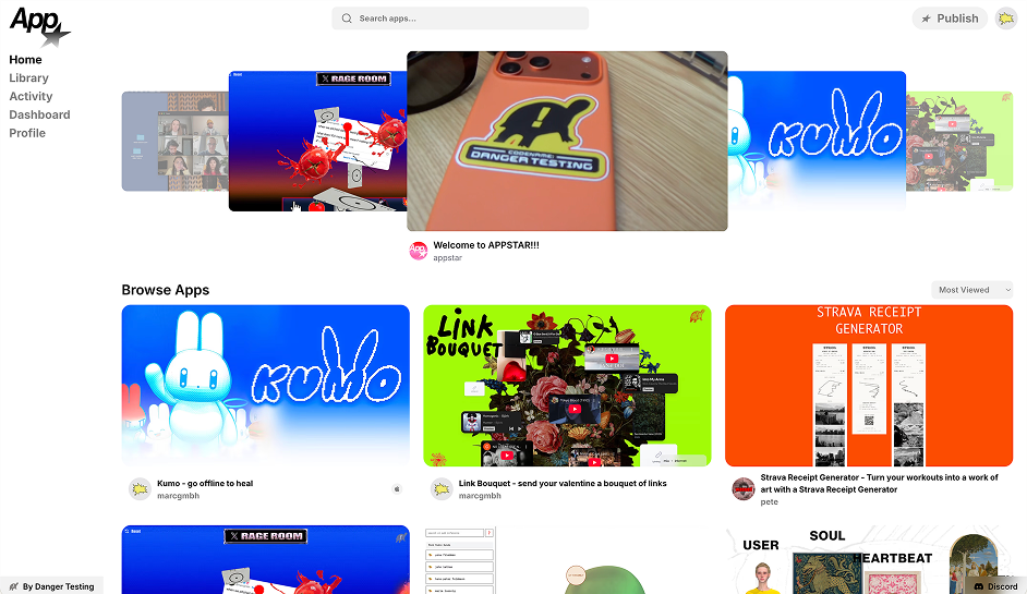 Appstar screenshot